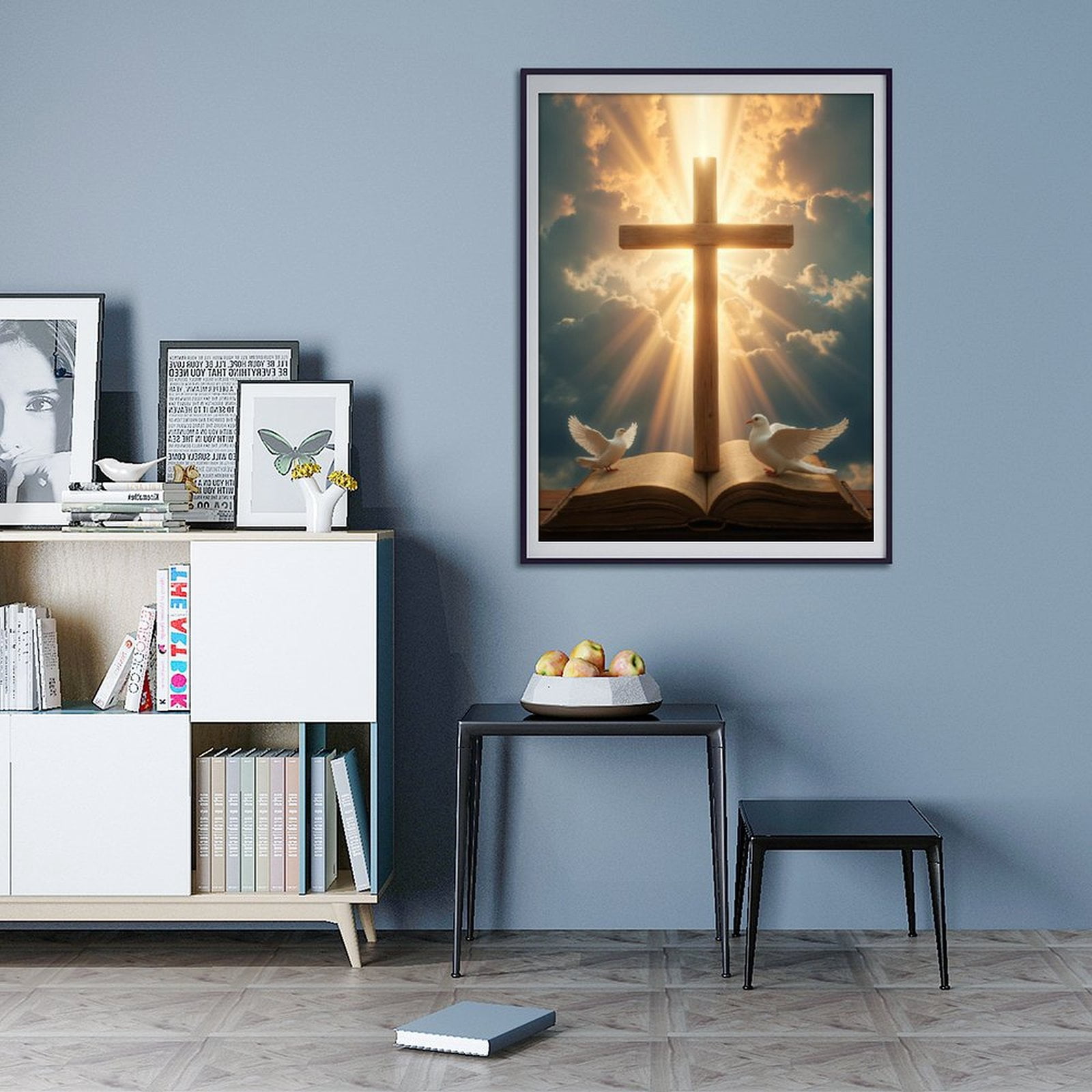 Diamond Art Kits for Adults - 5d Sunlit Cross With S And Diamond Painting for Adults, Diamond Art for Adults Beginners, Diamond Painting Kits for Adults for Home Wall Decor