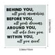 thumbnail image 3 of Cartel de caja de madera de Behind You All Your Memories Decoración de escritorio • Cartel rústico de bloques de madera • Estantería y decoración de pared de 3,94x3,94 pulgadas, 3 of 7