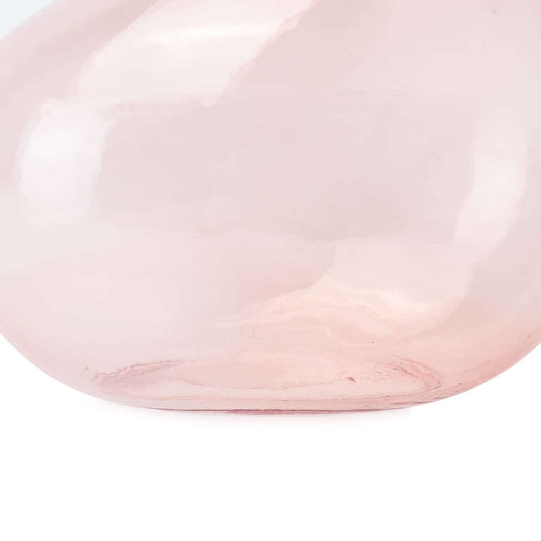 Mainstays Pink Glass Decorative Tabletop Vase, 7.3 In photo 5