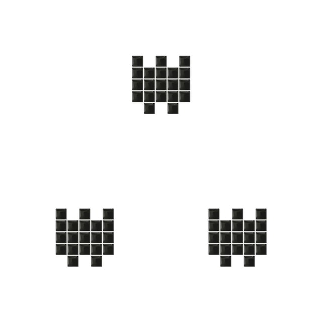 Matsuzay Adhesivo de pared de mosaico de 10 piezas, adorno de habitación para el hogar, cocina, baño, autoadhesivo, pegatina de azulejo 3D, Type1 NO1
