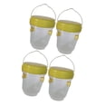 thumbnail image 3 of 4 trampas para avispas colgantes para exteriores, reutilizables, eficaces para granjas y moscas. Amarillo, 3 of 9