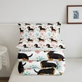 thumbnail image 5 of Erosebridal Kawaii Dachshund Comforter Sets, Dog Paw Comforters & Duvets, Cartoon Skateboard Decor, Reversible 2pcs, 5 of 7