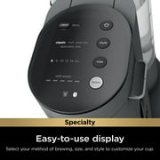 Ninja Pods & Grounds Specialty Single-Serve Coffee Maker, K-Cup Pod Compatible, 4 Brew Styles, PB050, Gray