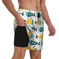 thumbnail image 2 of Daiia Funny Boats Mens Swim Trunks Swim Shorts Quick Dry Swim Shorts with Mesh Lining Pockets-Medium, 2 of 9