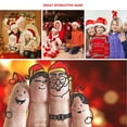thumbnail image 4 of Juego de 16 juegos inflables de Navidad con cuernos de reno, juego de lanzamiento de anillos, 2 somb Abanopi Lanzamiento de anillo inflable, 4 of 7