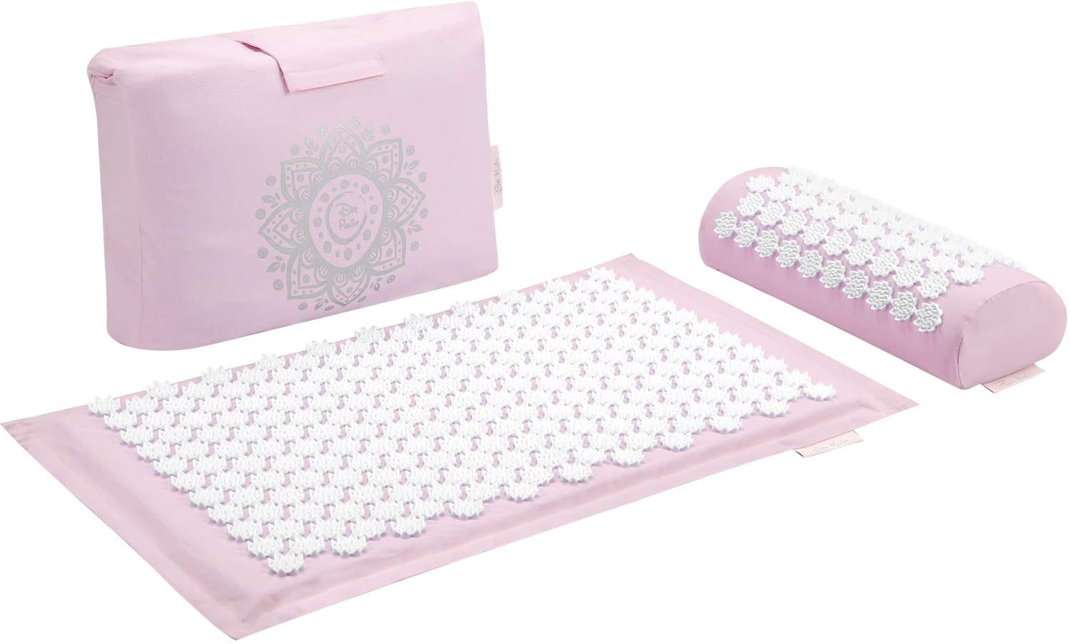 Dr Relief Acupressure/Yoga Mat and Pillow Set 28" x 17" Shiatsu
