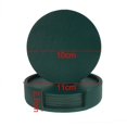 thumbnail image 2 of Leather Coasters Spill Protection For Table Desk Durable And Non Slip Leather Coaster Fit Common, 2 of 5