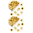 thumbnail image 2 of braveheart 30pcs Resin Durable Cork Board With Smooth Line And Delicate Pattern Push Pin Tacks Pins Home 2Set, 2 of 6