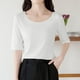 thumbnail image 3 of Mujeres Manga Corta Tops Impresión Casual Cuello Redondo, Blusa de Moda para Todo el Uso de Fiesta de Temporada, 3 of 3