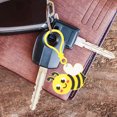 thumbnail image 4 of unbranded 24Ud Llavero Pequeño Abeja Para Decorar Bolsos Llaves Y Único, 4 of 6