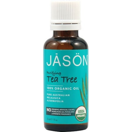 Jason Purifying Tea Tree 100% Organic Oil, 1.0 FL OZ