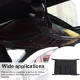 thumbnail image 3 of Adjustable Foldable Car Ceiling Net Pocket Space-Saving Cargo Roof Storage Bag Toys Organizer Automobile RV Trucks Travel Mesh Black Nylon, 3 of 7