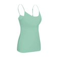 thumbnail image 6 of Women's Camisole with Built-in Bra Thin Straps Adjustable Fitness Yoga Top, 6 of 9