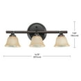 thumbnail image 6 of Globe Electric Knox 3-Light Track Lighting Kit, Crimson Coffee Finish, Champagne Glass, 58922, 6 of 8