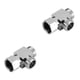 thumbnail image 3 of Válvula desviadora Speravity conector de 3 vías latón plata tamaño compacto 2Conjunto, 3 of 6