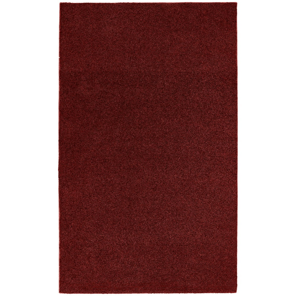 Garland Rug Room Size Washable Bathroom Carpet Burgandy, 5'x6