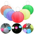 thumbnail image 4 of Shiny-sweet 12 Inch Waterproof Solar Powered Lanterns Chinese Lantern LED Lamp Outdoor Decor, 4 of 6