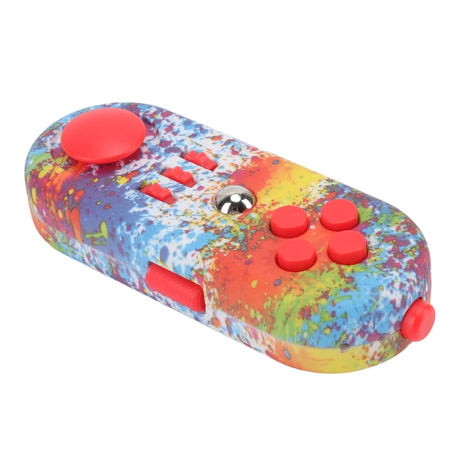 Yajisi Control Sensorial Fidget Toy Antiestrés con 13 Funciones 12 cm x 6 cm Estilo Grafiti Multicolor