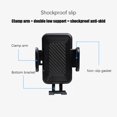 thumbnail image 1 of Baohd Carbon Fiber Texture Mobile Phone Holder Car Suction Cup Bracket Mobile Navigation Bracket, 1 of 5