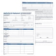 thumbnail image 4 of 32851 Employee Application Form, 8-3/8 x 11, 50 Forms/Pad, 2 Pads/Pack, 4 of 4