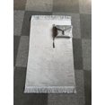 thumbnail image 1 of MODERN WALL ART Ramadan Muslim Prayer Mat for Womens with Prayer Beads and Pouch | Simple - Light-Weight Velvet Travel Janamaz Islamic Praying Rug, Grey, 40 x 26 inch, 1 of 2