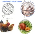 thumbnail image 4 of Vehomy Chicken Treat Ball Chicken Vegetable Feeder Veggie Hanging Ball Toy for Hens Chicken Hanging Foraging Coop Toys for Hens, 4 of 5