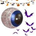 thumbnail image 4 of Globo ocular inflable ojo brillante espeluznante suministros para fiesta Halloween (B-40CM), 4 of 9