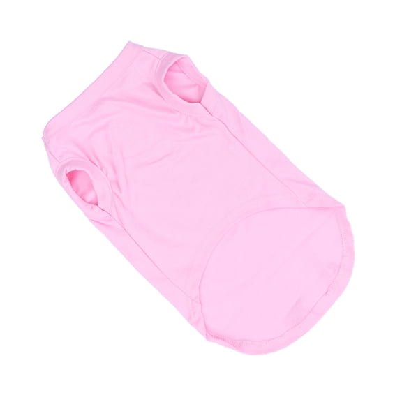Supvox Cat Dog Clothes Pink Breathable Pet Apparel for Everyday Use 1Pack