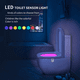 thumbnail image 5 of Luz nocturna para inodoro, luz para inodoro, luz nocturna LED activada por sensor de movimiento, luz para inodoro para decoración de baño, juego de baño para niños Cool Stuff Jormftte CPB-DE-LYY137-1, 5 of 6
