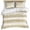 Brown, variant on Blue Striped Bedding 3 Piece Duvet Cover Set California King, Rustic Farmhouse Stripes Soft Microfiber Comforter Cover with Zipper Closure & Pillowcases, Wrinkle & FadeResistant Quilt Cover