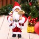 thumbnail image 1 of Christmas Santa, Santa Claus Toy With Santa Claus And Backpack Christmas Singing Santa Musical Shaking Santa Party Decorations, 1 of 4