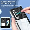 thumbnail image 3 of Compatible with Samsung Z Fold 4 Case with Built-in Screen Protector, Soft TPU Bumper Case for Samsung Galaxy Z Fold 4 Clear Phone Case Shockproof Anti-Scratch Transparent Cases (Black Gray), 3 of 12