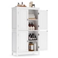 thumbnail image 1 of Gabinete de almacenamiento de piso para baño VASAGLE White UBBC552P31, 1 of 7