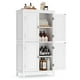 thumbnail image 1 of Gabinete de almacenamiento de piso para baño VASAGLE White UBBC552P31, 1 of 7