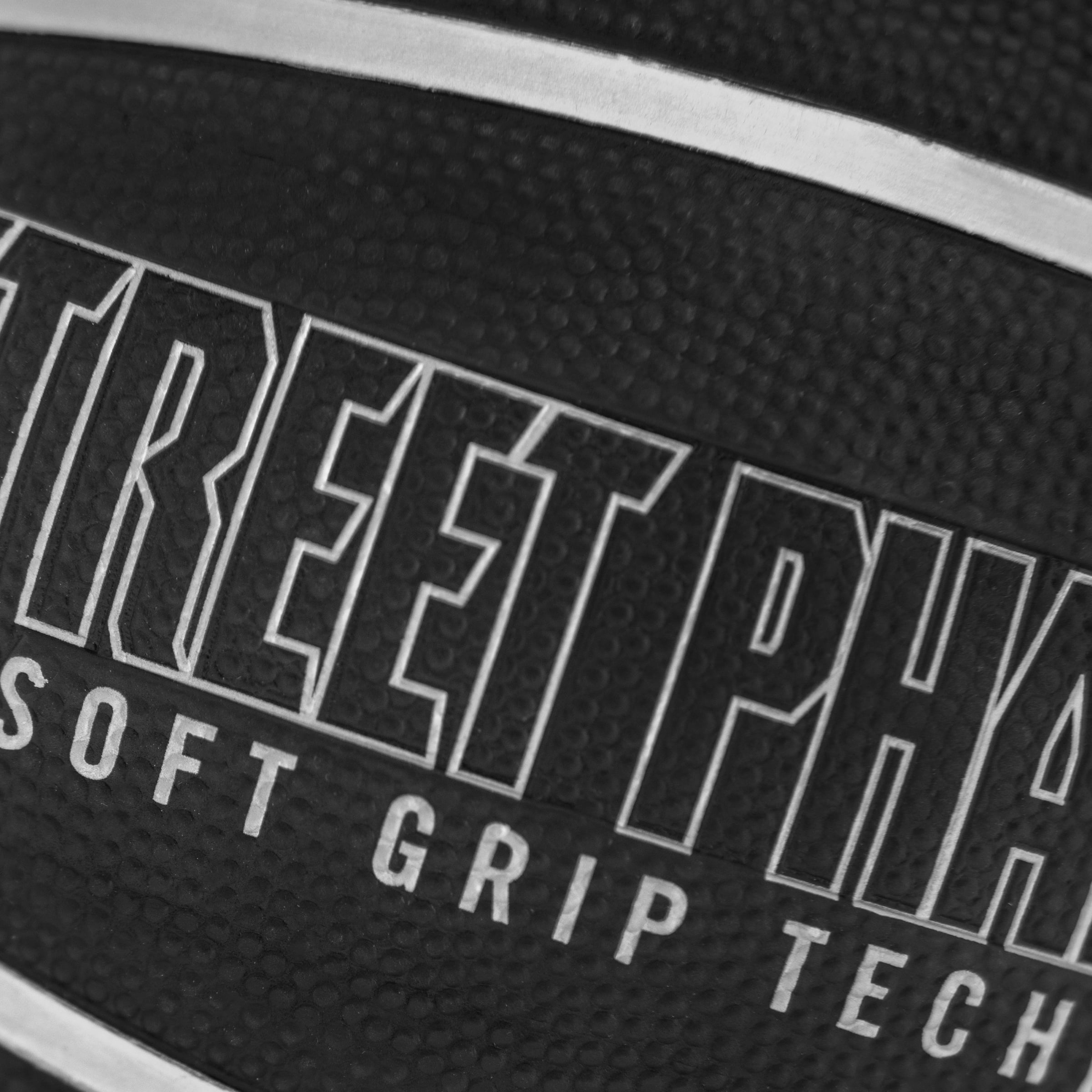Spalding Street Phantom 29.5" Outdoor Basketball - Silver/Black
