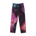 thumbnail image 6 of Uemuo Neon Futuristic Dragon Pattern Men's Wide Leg Palazzo Lounge Pants with Pockets Light Weight Loose Comfy Casual Pajama Pants-Medium, 6 of 9