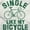 White, variant on Single Like My Bicycle Gear Hipster Womens Fitted Plus Size Graphic Tee Brisco Brands 2X