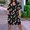 Multicolor, variant on Yotami Summer Casual Dress for Women Midi Dress with Pocket V-Neck Short Sleeve Floral Print Plus Size Dress for Holiday