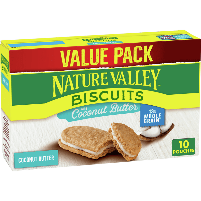 Nature Valley Toasted Coconut Biscuit Sandwiches, 10 ct