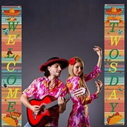 Mexican Fiesta Party Decoration Taco Twosday Decoration Banner Cinco De Mayo Decoration Mexican Fiesta Themed Baby Shower Birthday Party Decorations Supplies