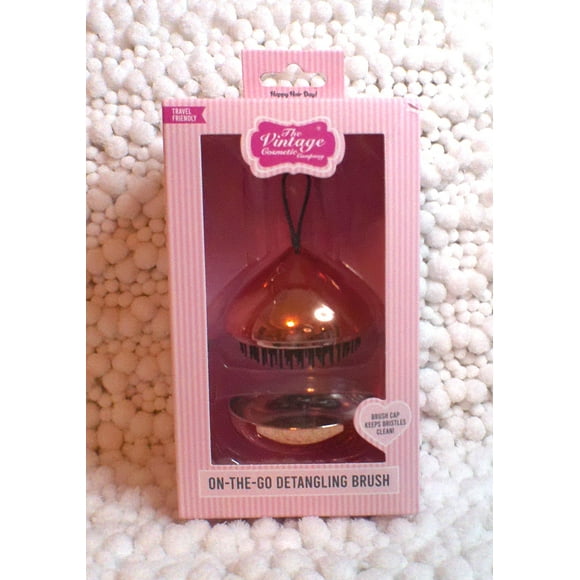The Vintage Brosse Démêlante Portable, Happy Hair Day!, Or