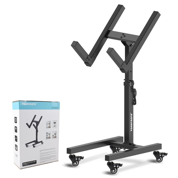 Soporte para amplificador de guitarra Vondynote, móvil ajustable con ruedas