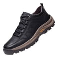 thumbnail image 4 of Zapatos Cómodos Invierno Con Suela Blanda para Hombres Nuevos Otoño para Hombres para Personas Mayores [con Video] [ZMP Low Top] (Negro 42) (la Apariencia Es Ligeramente Diferente en Diferentes Lotes), 4 of 9