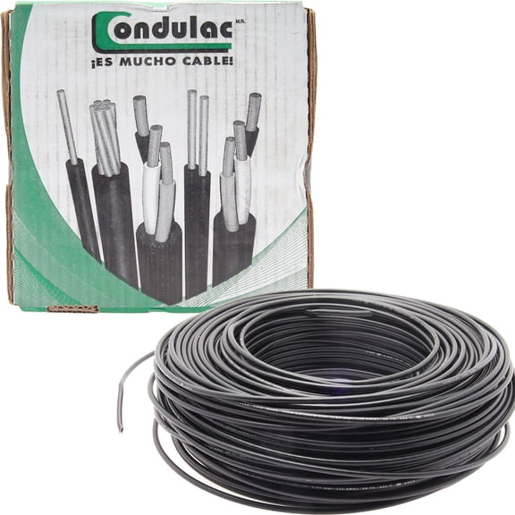 Cable Thw-Ls 12 Awg Negro 100 M Condulac