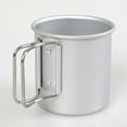 thumbnail image 4 of Sonducket Taza de té de aleación de aluminio, taza plegable ligera, tazas de cocina portátiles, pícnic al aire libre, senderismo, viajes, Kits de desorden para acampar Plata, 4 of 6