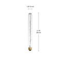 thumbnail image 6 of Globe Electric 60W Vintage Edison Dimmable Tube Light Bulb, Clear Glass, Oversized Incandescent, 6 of 8