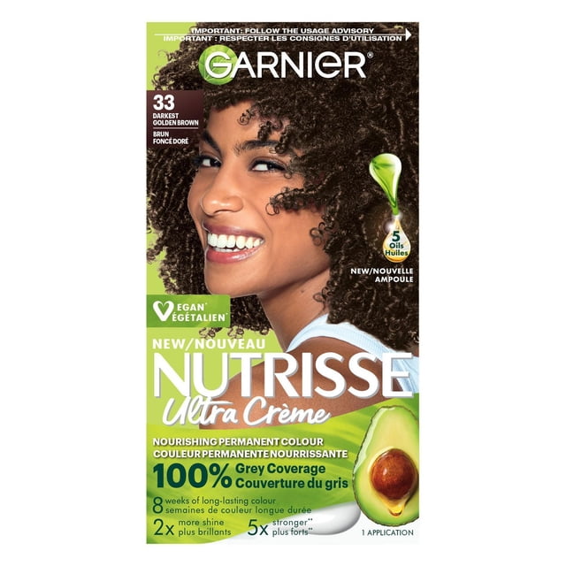 Garnier Nutrisse Ultra Crème, Coloration Permanente, Longue-Durée, 1 unité