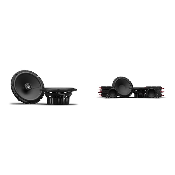 Rockford Fosgate P3V2-65 6.5” & 2.5” 3-Way Component Kit   P1V2-65 6.5” 3-Way Coaxial Speakers – 75W RMS / 150W Peak, Tweeter & Internal/External Crossovers