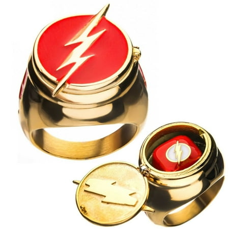 Flash Ring with Costume Flip Lid-Size 10