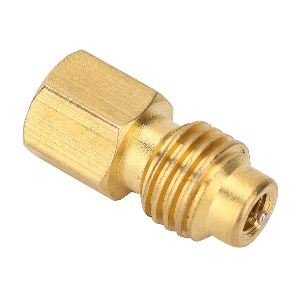Refrigeration Adapter 1/4SAE Female to 1/2ACME Male Adapter Connector for R134A Car Air Conditioner 